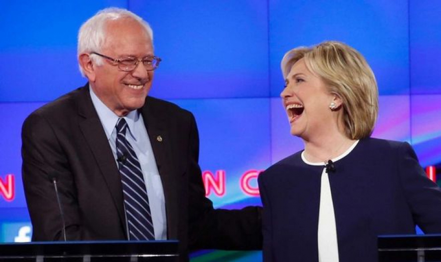 Σε απόσταση αναπνοής ο Σάντερς από την Κλίντον σε νέα δημοσκόπηση