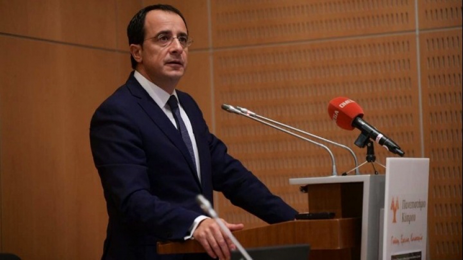 Απάντηση Χριστοδουλίδη για τις τουρκικές παράνομες ενέργειες