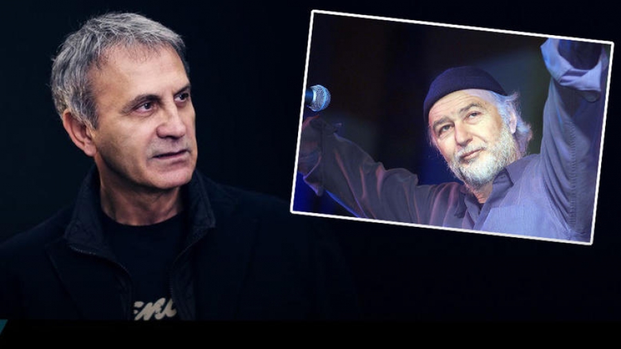 Ο Γιώργος Νταλάρας αποχαιρετά τον Γιώργο Ζήκα