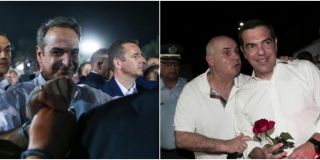 Τέλος εκστρατείας: Ο Μητσοτάκης περιοδεύει στη Μακεδονία, ο Τσίπρας μιλάει στο Σύνταγμα