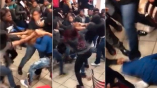 Εξαιρετικά άγριες εικόνες: Συμμορία κοριτσιών ξυλοκοπεί μαθήτρια στο Μπρούκλιν