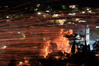 Ρουκετοπόλεμος στη Χίο