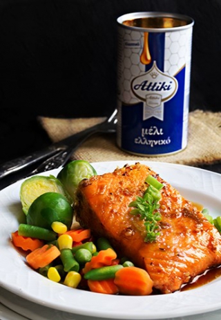 Μαριναρισμένος σολωμός με μέλι ΑΤΤΙΚΗ