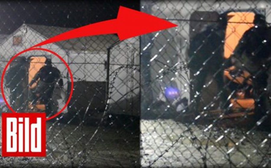 Απάνθρωπο! Σκοπιανός συνοριοφύλακας κλωτσάει πρόσφυγα