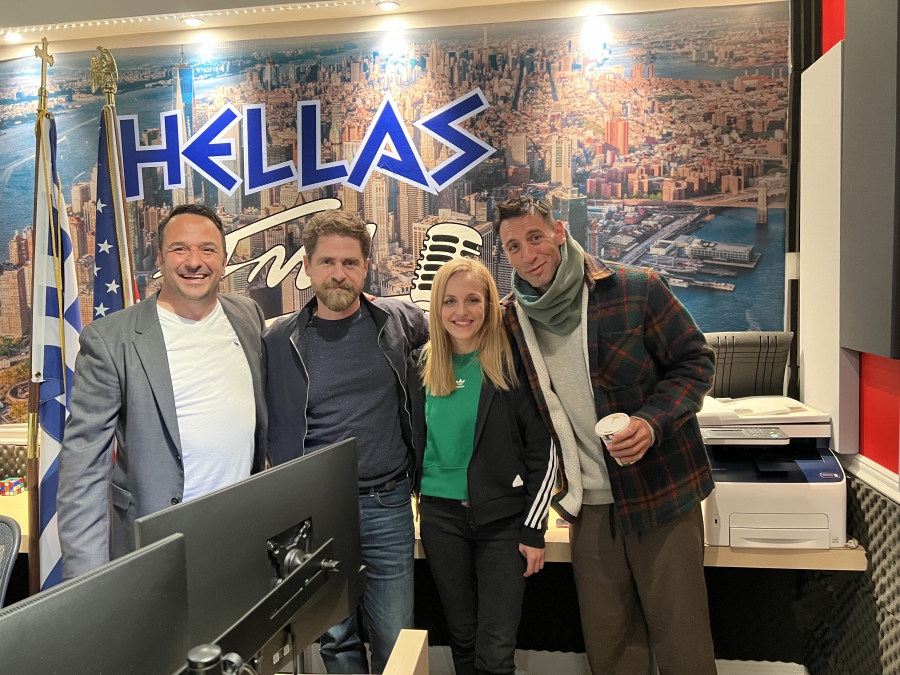 Δημήτρης Λαλος, Ελενα Μαυρίδου, Γιώργος ΤΡιανταφυλλίδης στον Hellas FM Αλκηστις του Ευριπιδη στη ΝΥ- Συνέντευξη στον Δημήτρη Φιλιππίδη και την εκπομπή Πρωινό στη Νέα Υόρκη