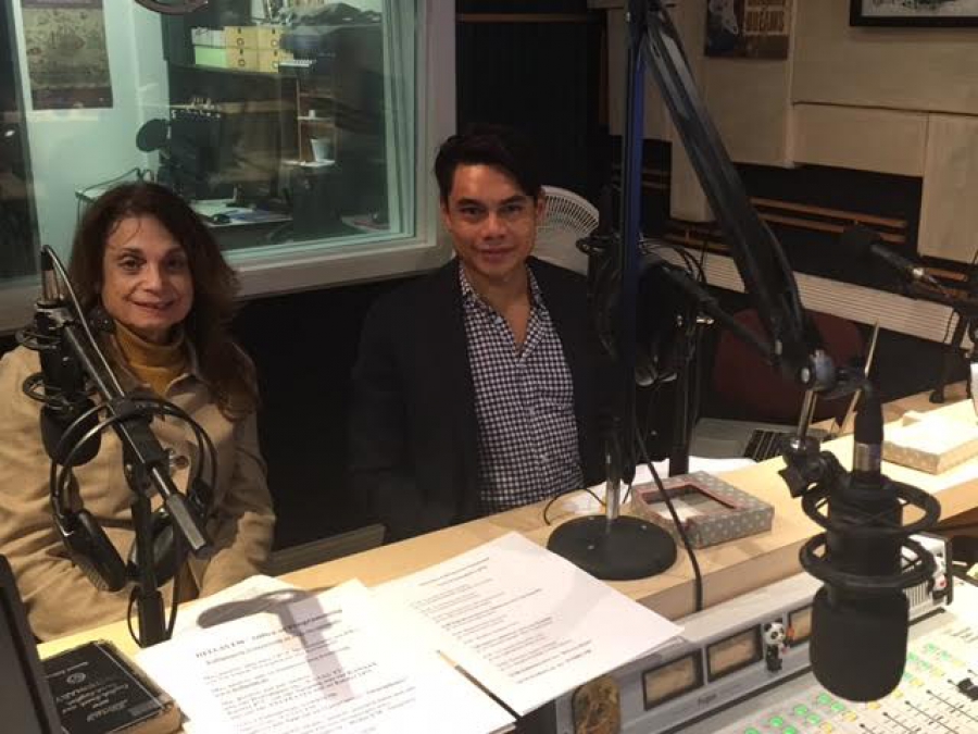 Ο Dr. Alfred Marc Iloreta στον  Hellas FM