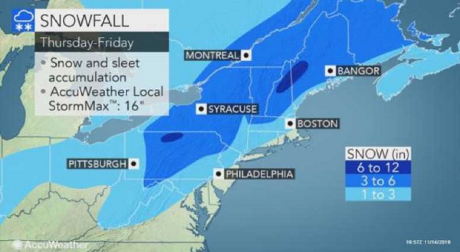 Νέα Υόρκη: Ο χειμώνας... χτύπησε την πόρτα