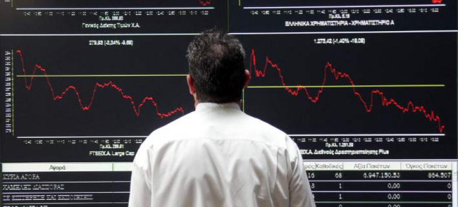Το Χρηματιστήριο κατρακυλά -Τρομακτικές απώλειες στις τραπεζικές μετοχές