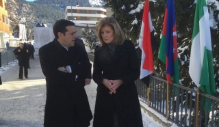 Τετ α τετ Τσίπρα με Arianna Huffington