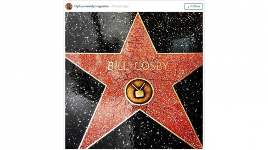 Έγραψαν «βιαστής» στο αστέρι του Μπιλ Κόσμπι στη Λεωφόρο της Δόξας – Ένα συνεργείο άμεσα επενέβη να σβήσει τις λέξεις από το αστέρι του ηθοποιού, που κατηγορείται για πολλούς βιασμούς