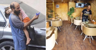 Όταν η Τύχη σου χαμογελά! Πουλούσε στυλό στους δρόμους κουβαλώντας την κόρη του στον ώμο – Τώρα…