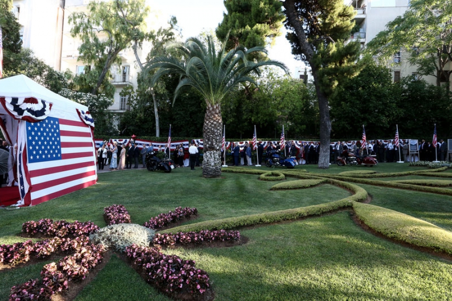 Η δεξίωση της Αμερικανικής Πρεσβείας για την 4η Ιουλίου