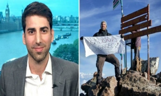 Έλληνας ορειβάτης ανάρτησε πανό «Η Μακεδονία είναι Ελλάδα» σε υψόμετρο 4.985 μέτρων