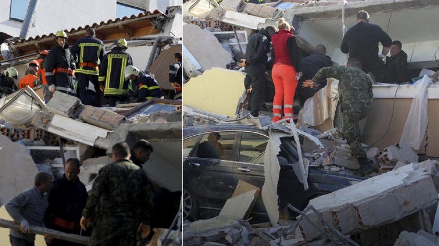 Ανεβαίνει ο αριθμός των νεκρών στην Αλβανία