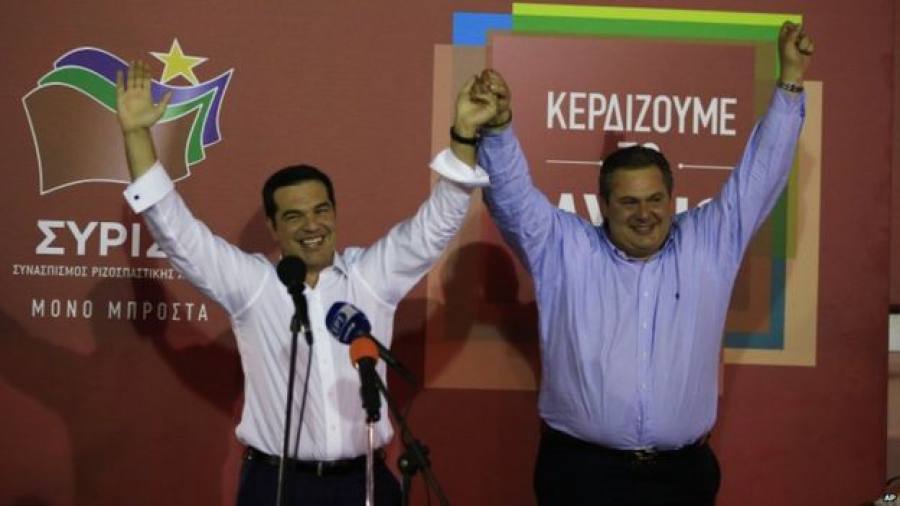 Θρίαμβος ΣΥΡΙΖΑ στις εκλογές. Τσίπρας-Καμμένος προχωρούν μαζί