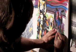 Θα πάθετε πλάκα! ΤΥΦΛΟΣ ζωγράφος δημιουργεί τα πιο ΟΜΟΡΦΑ έργα! (ΦΩΤΟ)