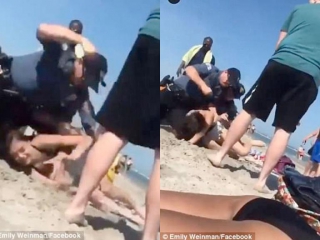 Τη χτυπούσαν ανελέητα στο κεφάλι – Αδιανόητη αστυνομική βία on camera