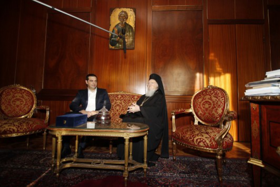 Τσίπρας σε Βαρθολομαίο για το προσφυγικό: Να σταματήσουμε αυτό το δράμα - ΦΩΤΟ